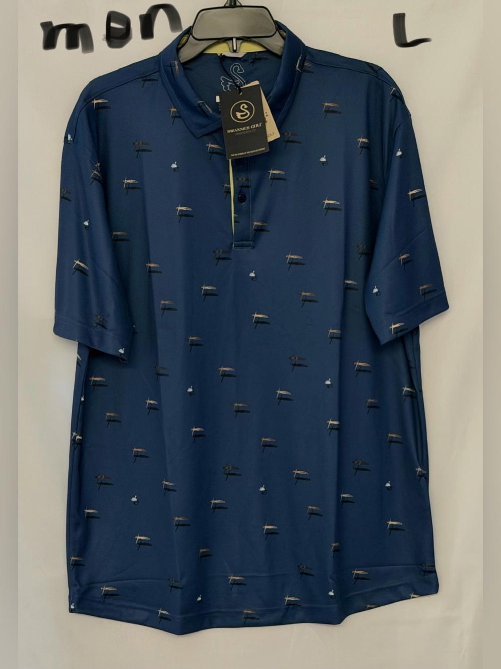 Savannah Golf Navy Short-Sleeve Polo